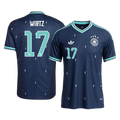 WIRTZ #17 Germany Away Soccer Jersey World Cup 2026 Navy