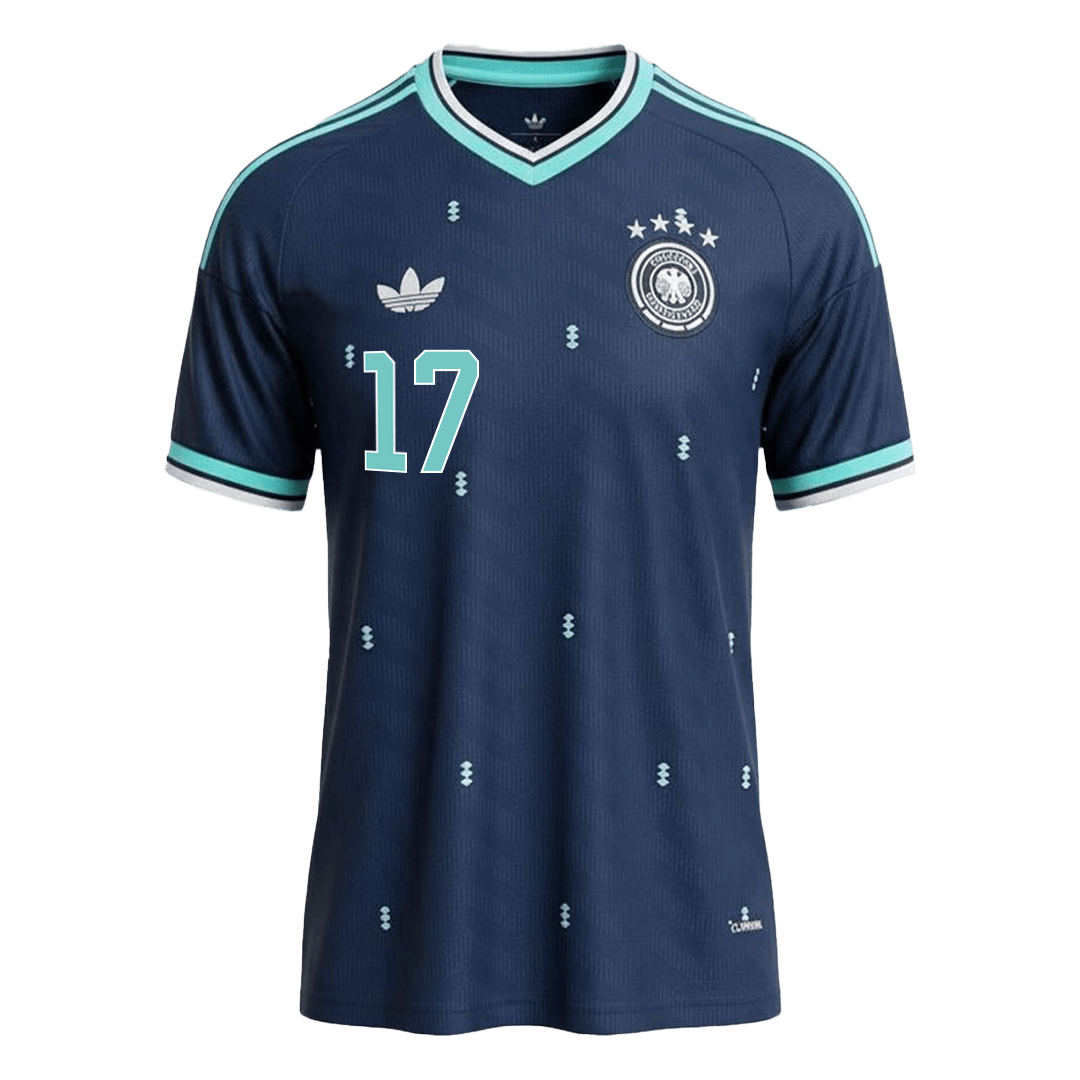 WIRTZ #17 Germany Away Soccer Jersey World Cup 2026 Navy