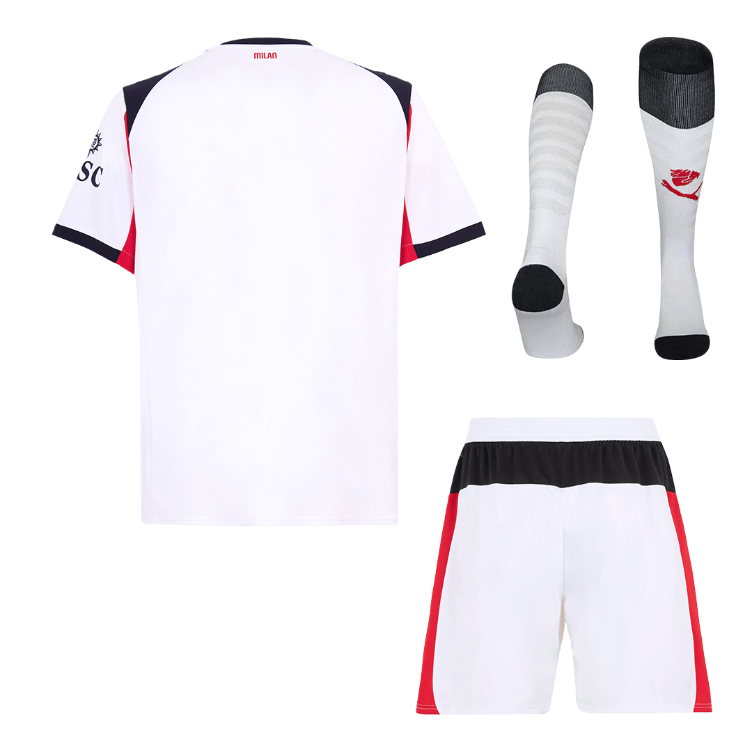 AC Milan Away Football Shirt Kit(Jersey+Shorts+Socks) 2025/26