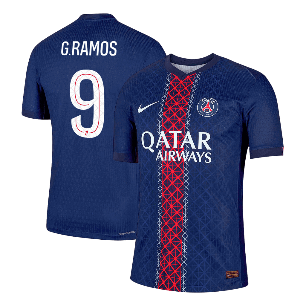 Player Version G.RAMOS #9 PSG Home Football Shirt 2025/26
