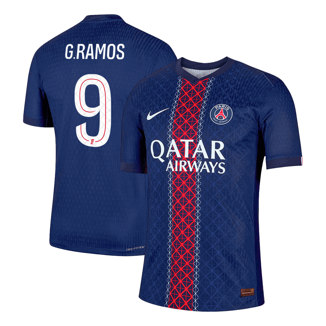 Player Version G.RAMOS #9 PSG Home Football Shirt 2025/26