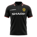 Retro 1998 Manchester United Away Football Shirt