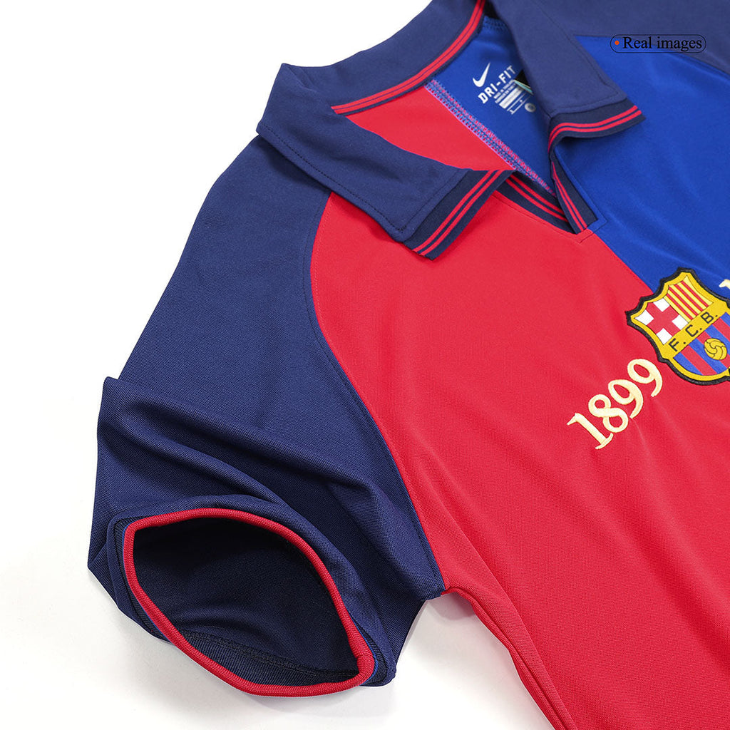 Retro 1999/00 Barcelona Home Football Shirt
