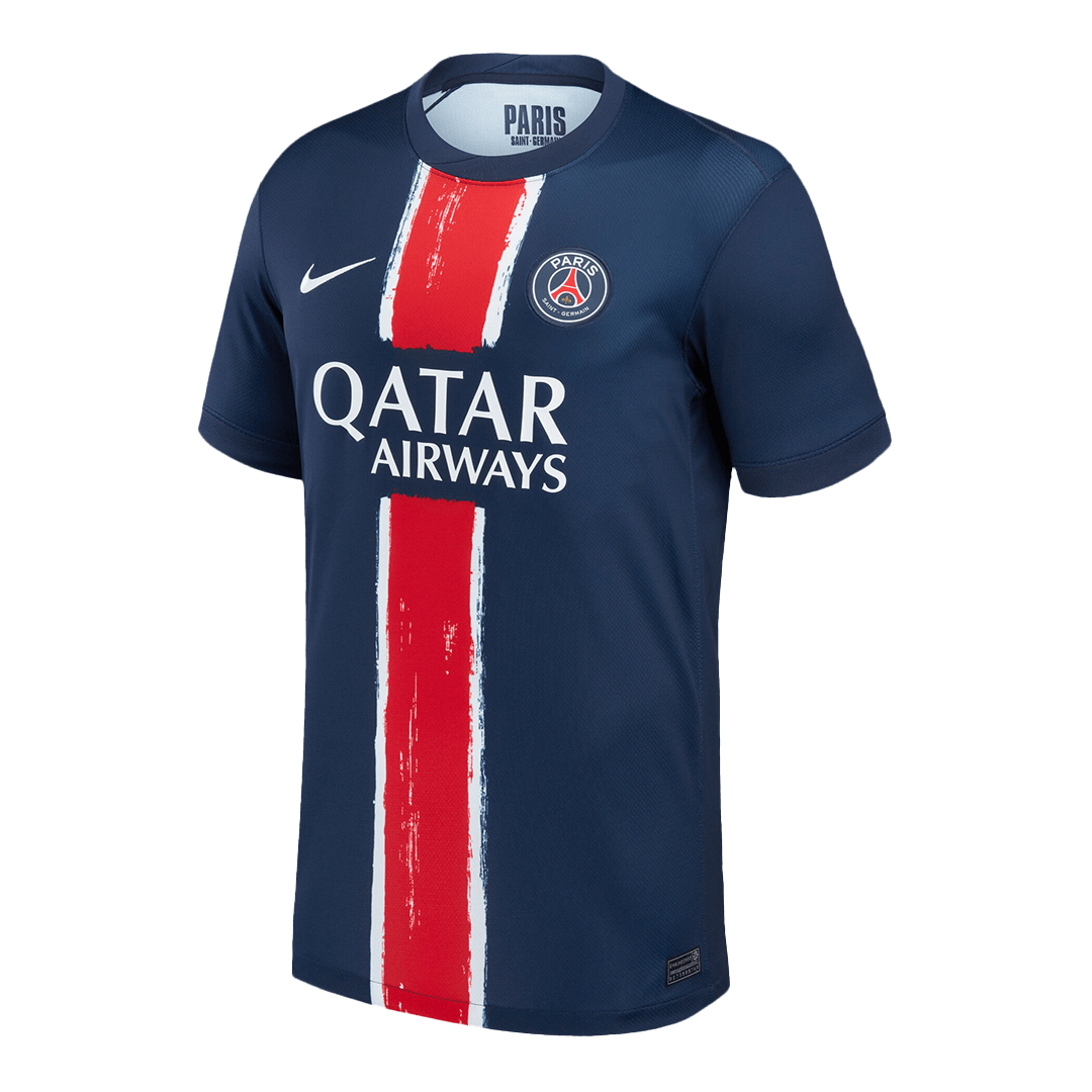 KVARATSKHELIA #7 PSG Home Football Shirt 2024/25 Navy - UCL