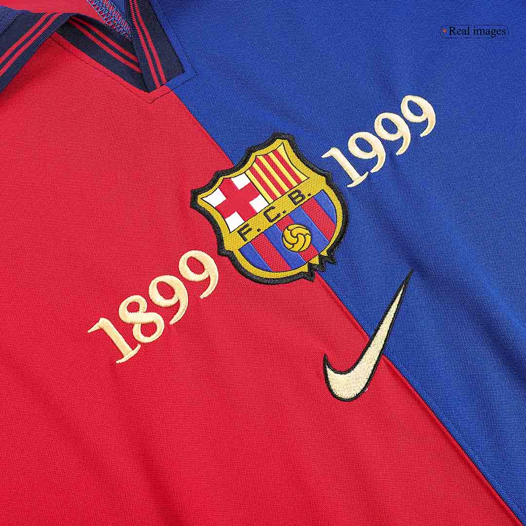 Retro 1999/00 Barcelona Home Football Shirt