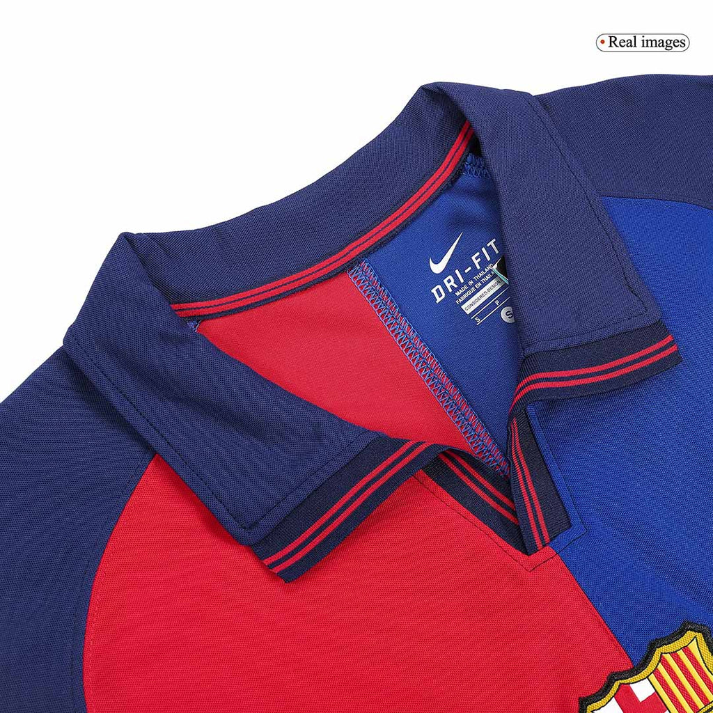 Retro 1999/00 Barcelona Home Football Shirt