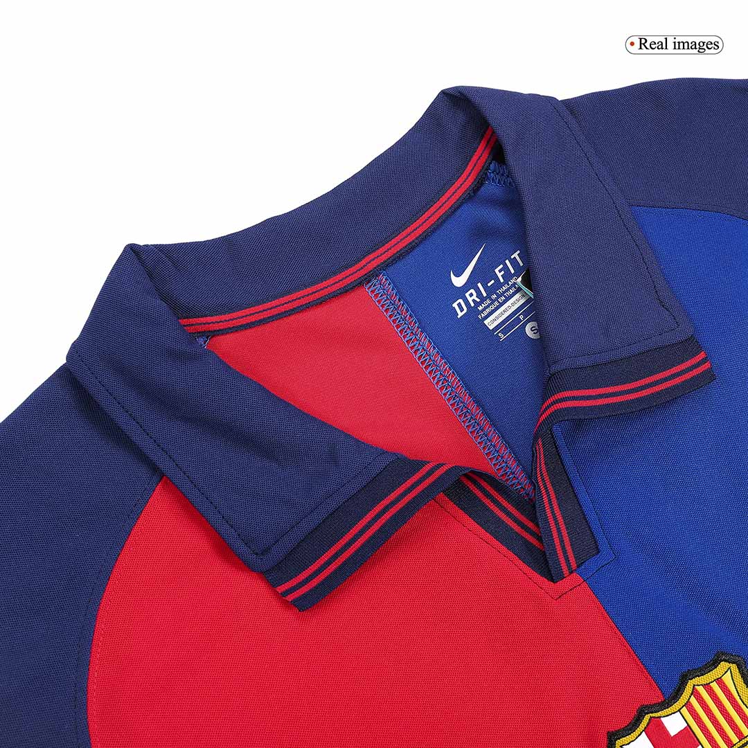 Retro 1999/00 Barcelona Home Football Shirt