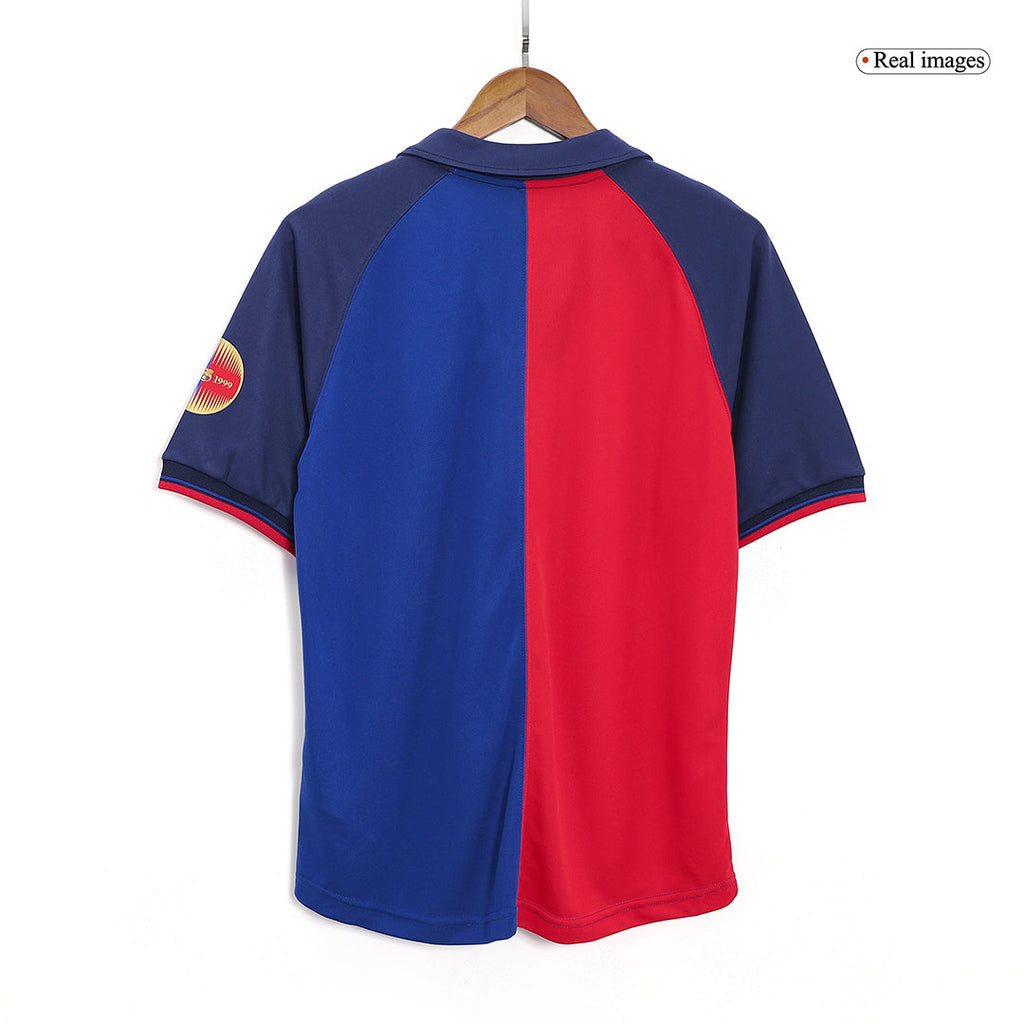 Retro 1999/00 Barcelona Home Football Shirt