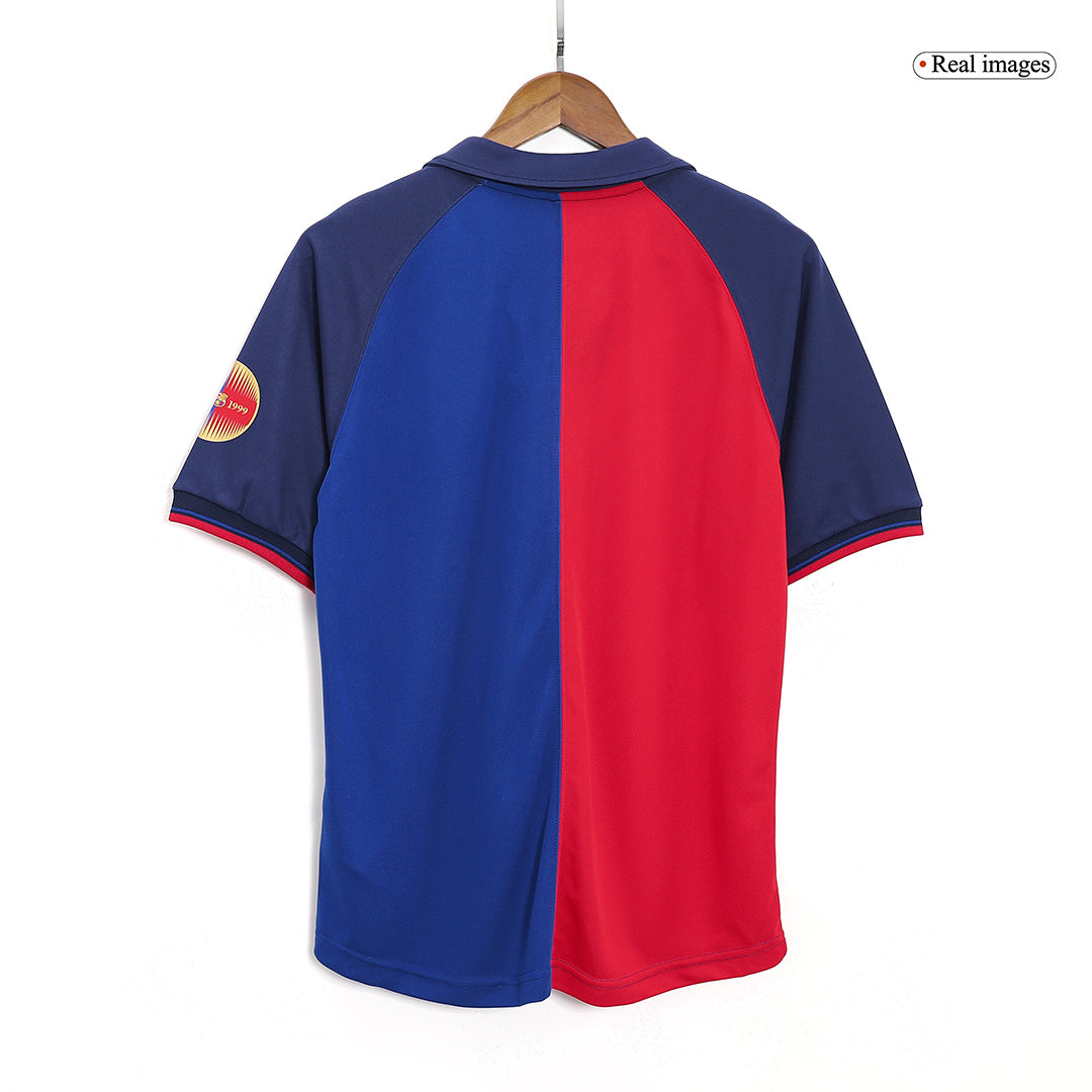 Retro 1999/00 Barcelona Home Football Shirt