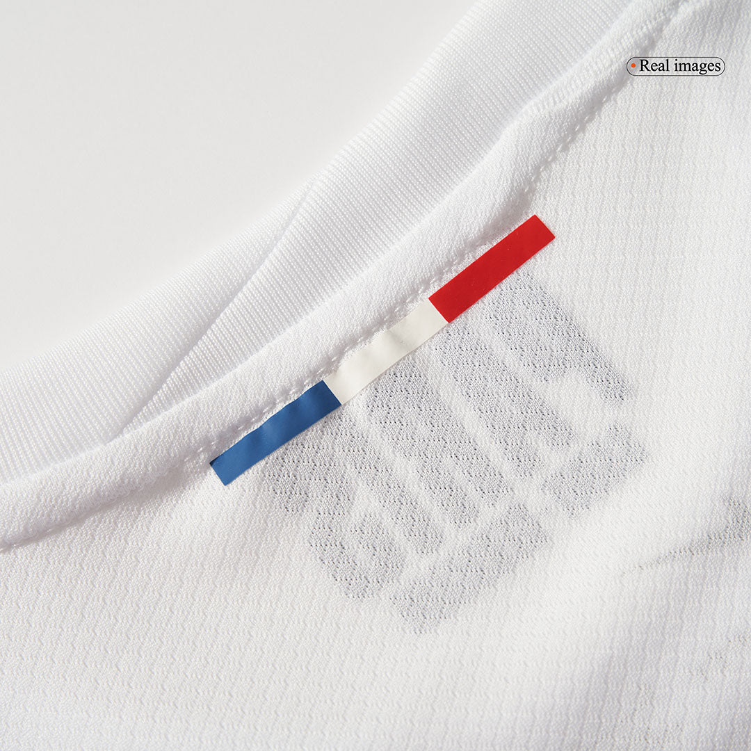O.DEMBÉLÉ#10 PSG Away Football Shirt 2024/25 White - UCL