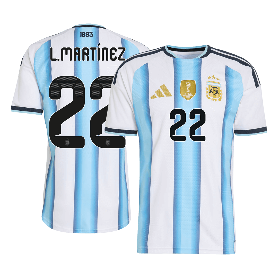 Player Version L.MARTÍNEZ #22 Argentina Home Football Shirt 2026