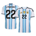 L.MARTÍNEZ #22 Argentina Home Football Shirt 2026