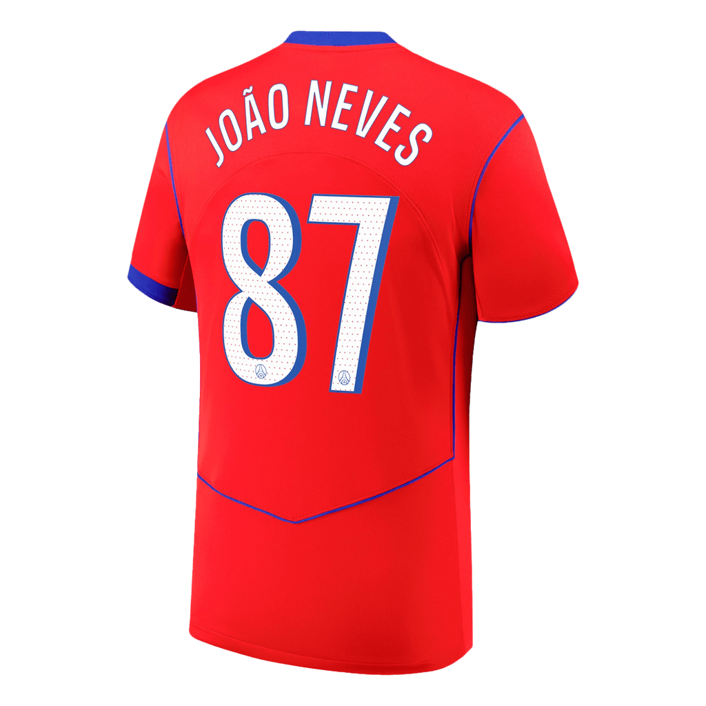 JOÃO NEVES #87 PSG Third Away Football Shirt 2025/26
