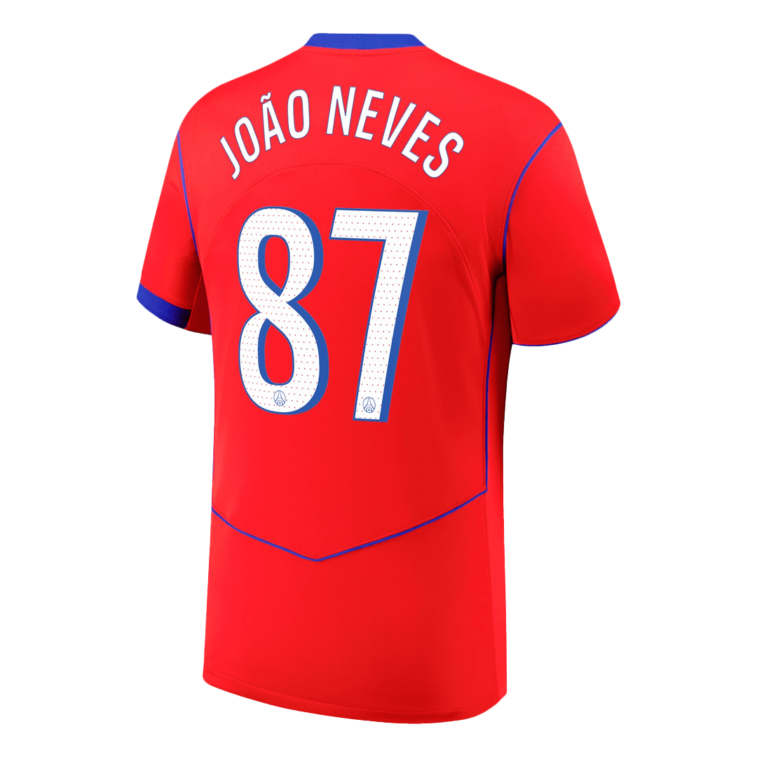 JOÃO NEVES #87 PSG Third Away Football Shirt 2025/26
