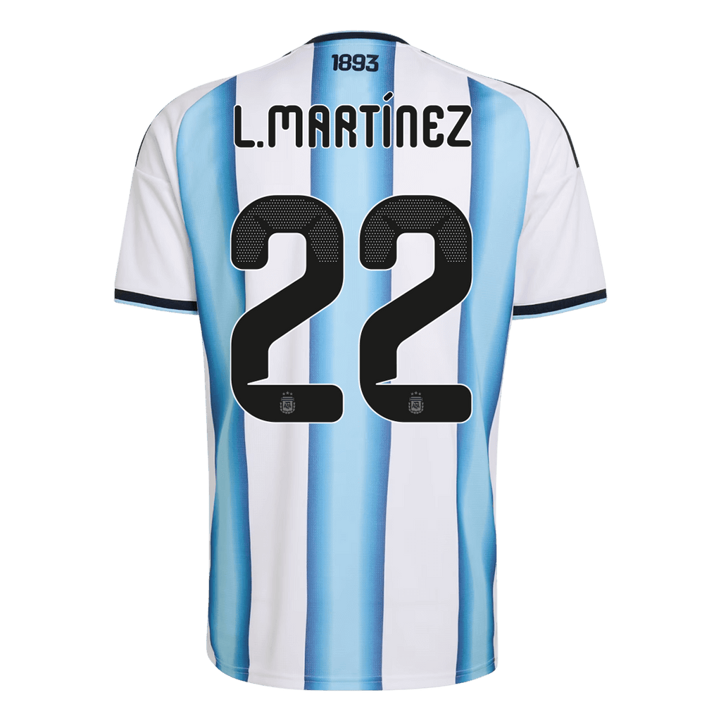 L.MARTÍNEZ #22 Argentina Home Football Shirt 2026