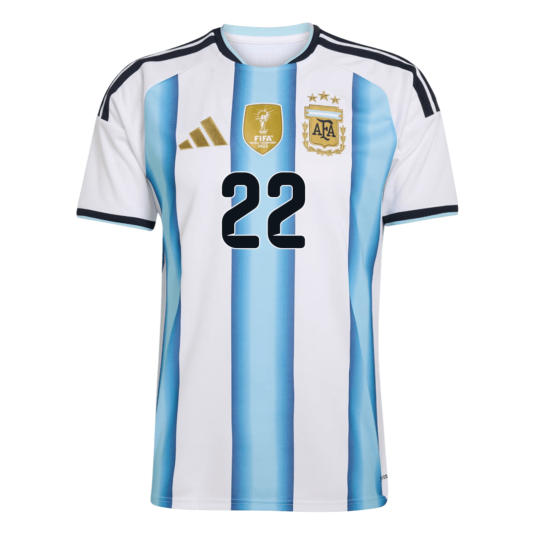 L.MARTÍNEZ #22 Argentina Home Football Shirt 2026