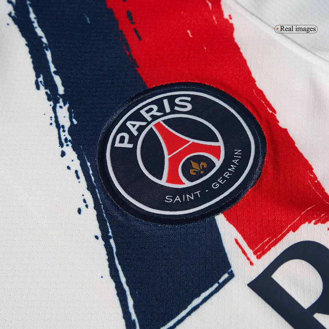 O.DEMBÉLÉ #10 PSG Away Football Shirt 2024/25 White