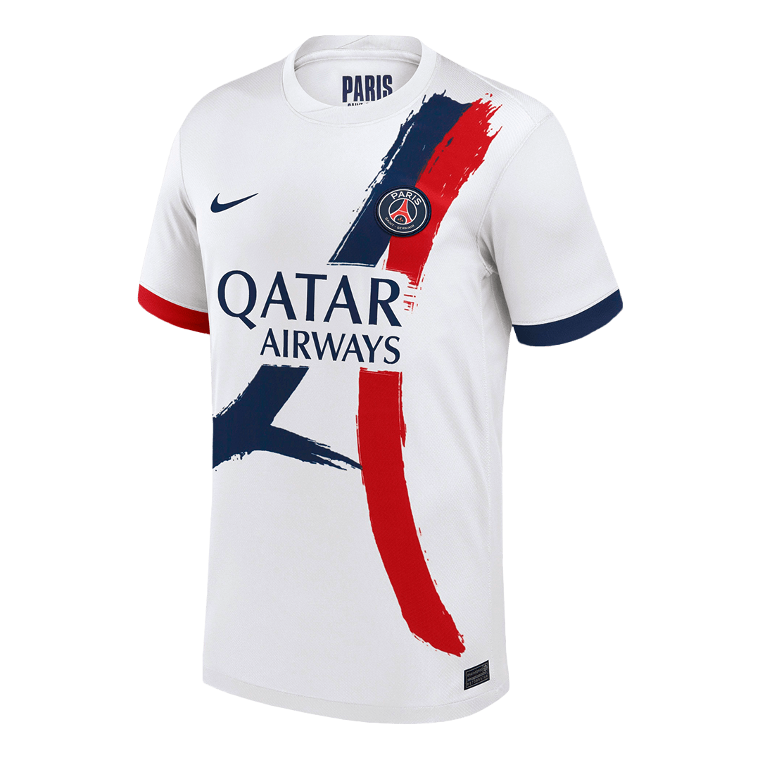 O.DEMBÉLÉ #10 PSG Away Football Shirt 2024/25 White