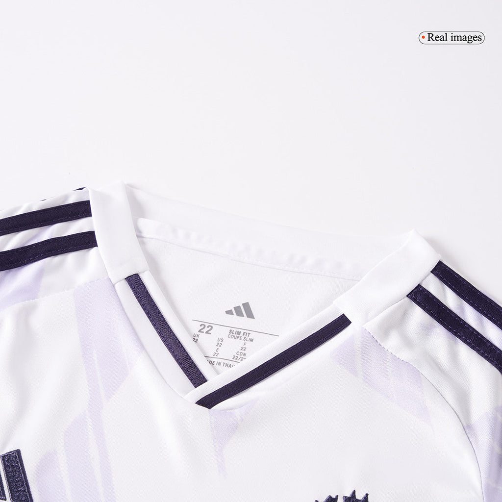 Kid's Manchester United Away Football Shirt Kit(Jersey+Shorts+Socks) 2025/26 White