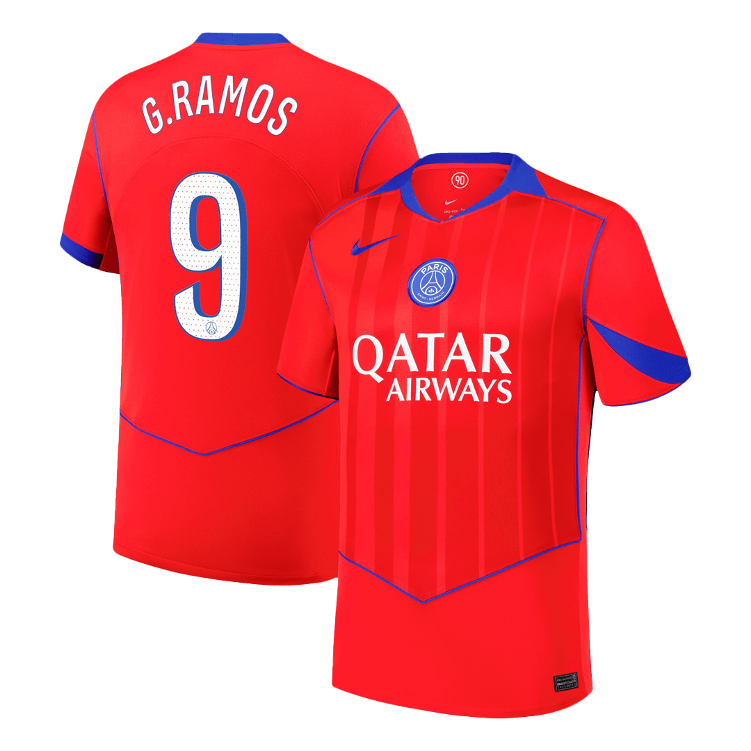 G.RAMOS #9 PSG Third Away Football Shirt 2025/26