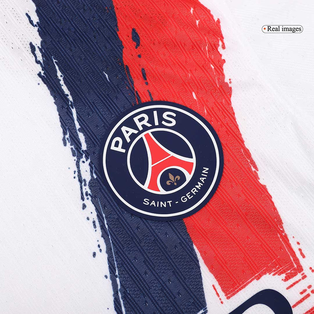 Player Version O.DEMBÉLÉ #10 PSG Away Football Shirt 2024/25 White