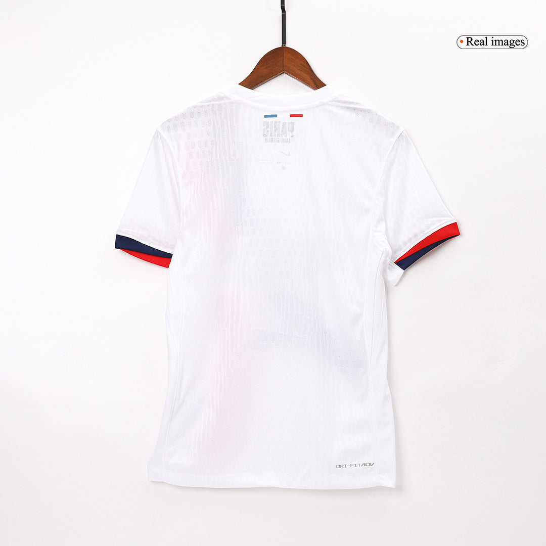 Player Version O.DEMBÉLÉ #10 PSG Away Football Shirt 2024/25 White
