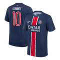 Player Version O.DEMBÉLÉ #10 PSG Home Football Shirt 2024/25 Navy - UCL