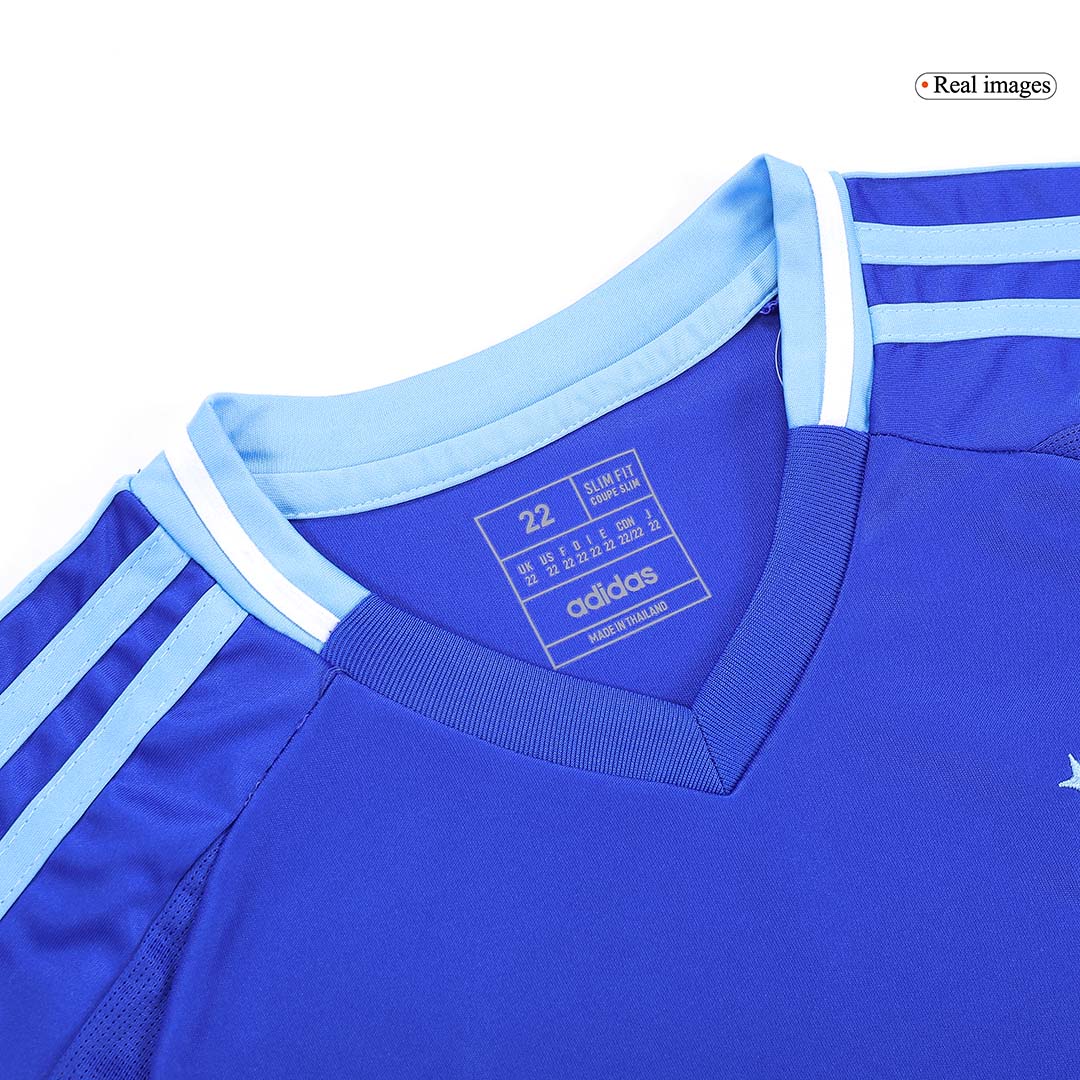 Kid's Argentina Away Football Shirt Kit(Jersey+Shorts+Socks) Copa America 2024