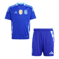 Kid's Argentina Away Football Shirt Kit(Jersey+Shorts) 2024