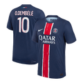 Player Version O.DEMBÉLÉ #10 PSG Home Football Shirt 2024/25 Navy