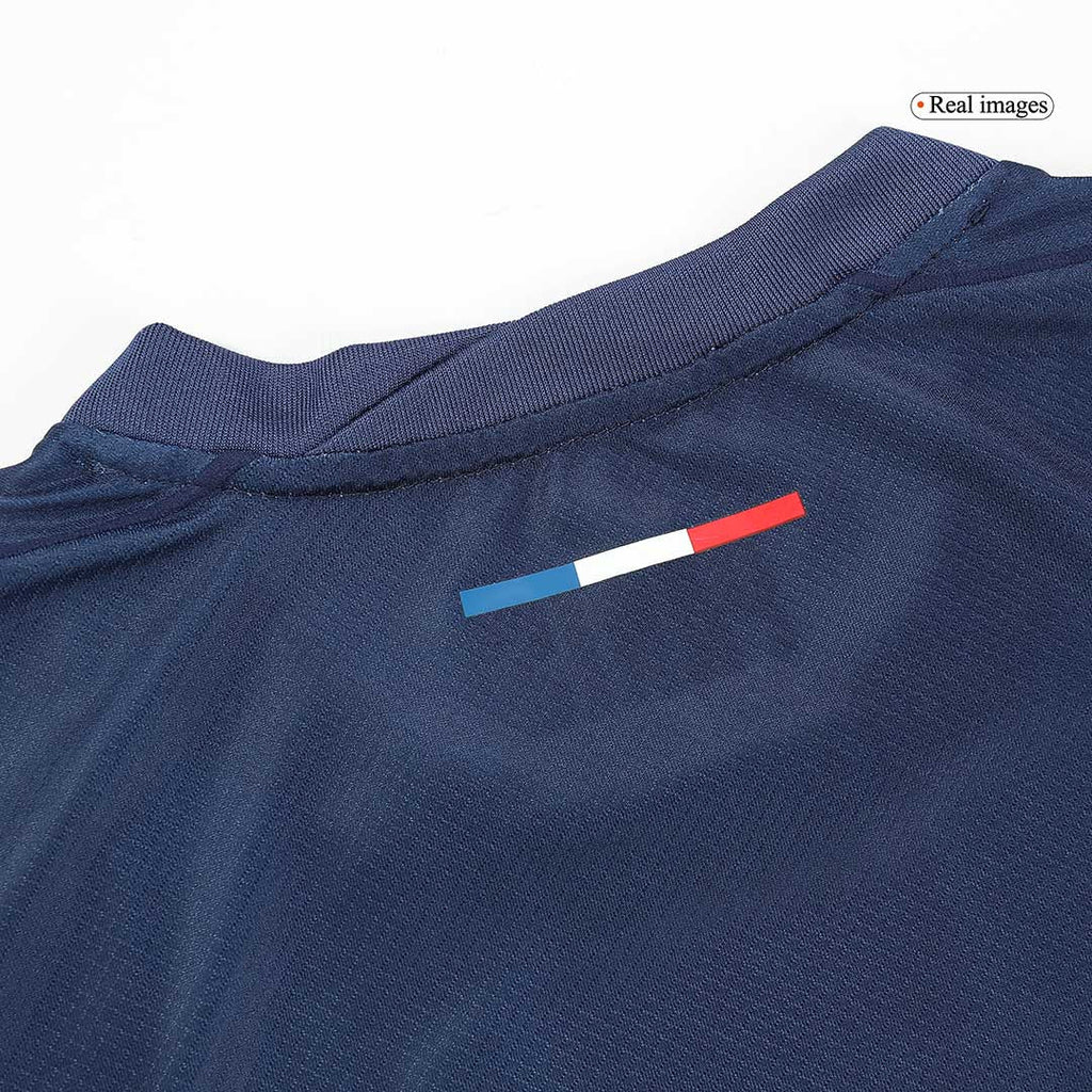 O.DEMBÉLÉ #10 PSG Home Football Shirt 2024/25 Navy - UCL