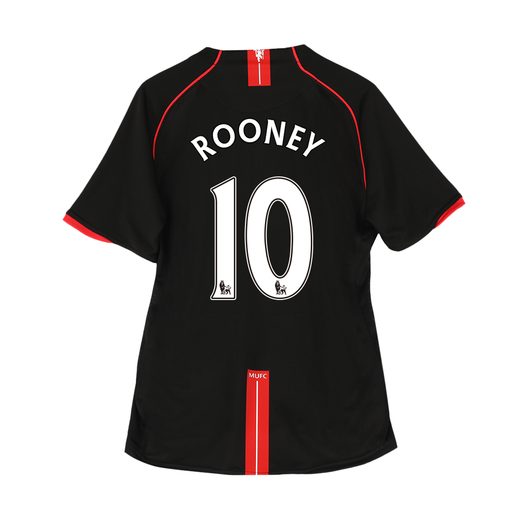 Retro ROONEY #10 2007/08 Manchester United Away Football Shirt