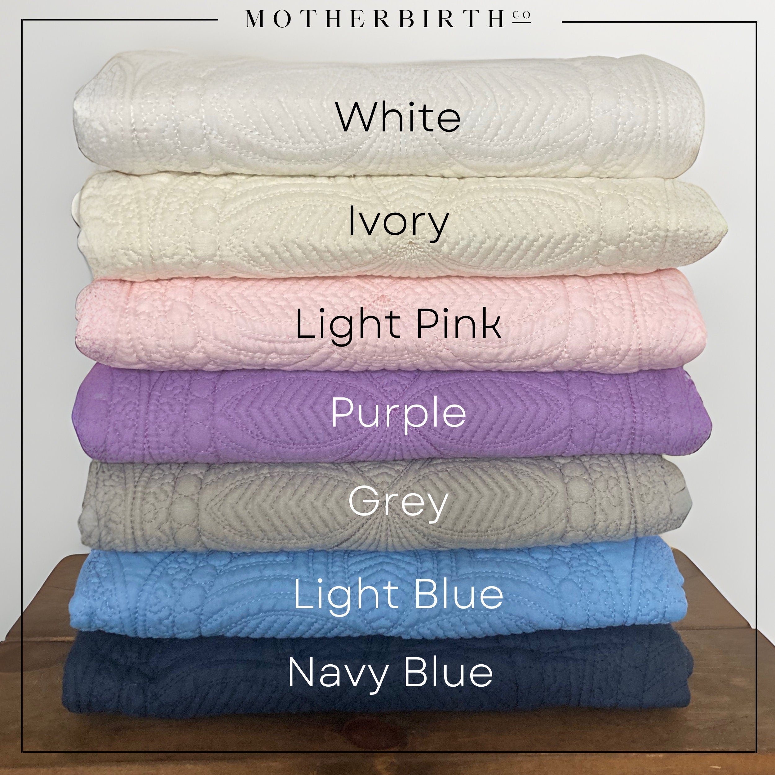 Personalized Baby Blanket with Name: Custom Embroidered Quilt for Baby Girl or Boy, Baby Shower Gift (36" by 46", 100% Cotton)