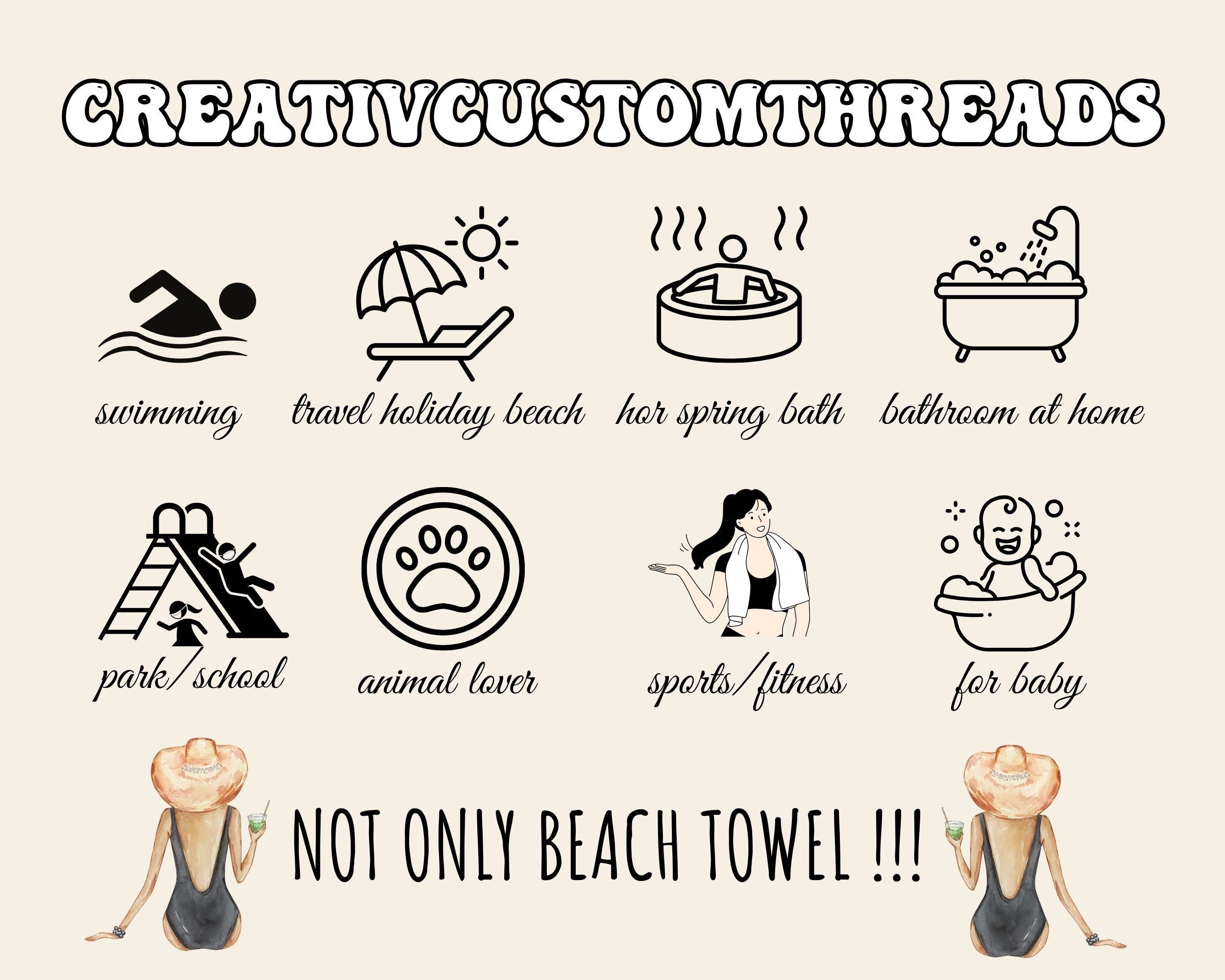 Custom Funny Face Beach Towel: Personalized Photo Gift