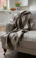 Jacob Check Recycled Wool Blanket/Throw by Florence Lilly