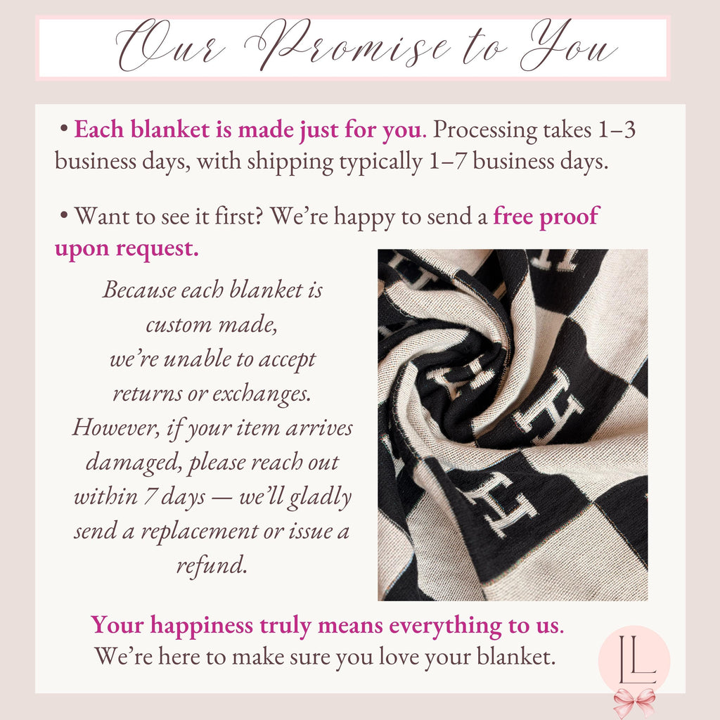 Personalized Woven Cotton Throw Blanket with Fringe Boho Stripe Design Custom Name Gift for Wedding, Anniversary, Housewarming, Family Gift